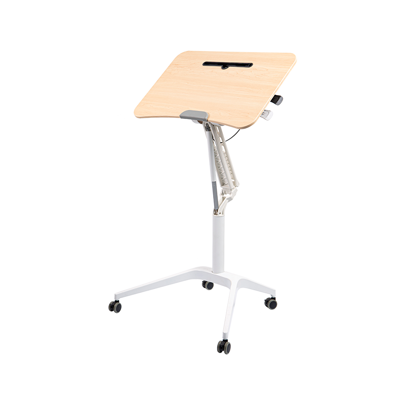 TH01-2 iPad hoogbenig pneumatisch in hoogte verstelbaar bureau