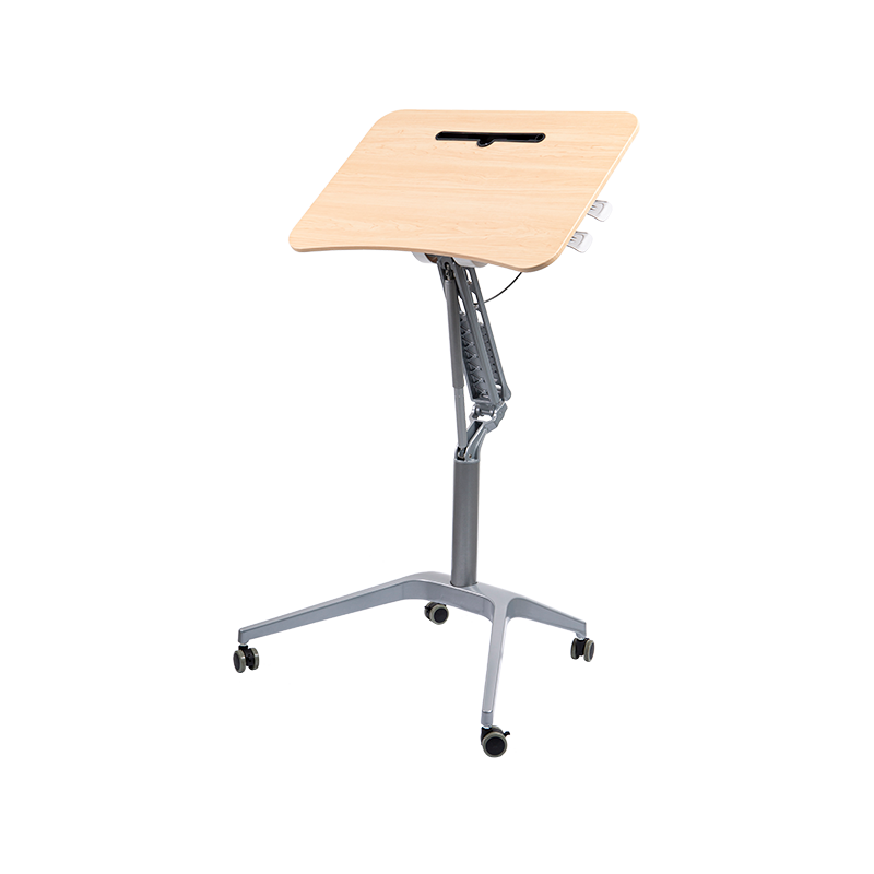 TH01-2 iPad hoogbenig pneumatisch in hoogte verstelbaar bureau
