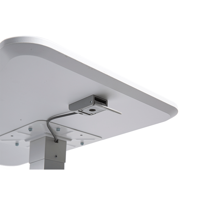 SK07 (Vierkante aluminium buiskolom) Pneumatisch in hoogte verstelbaar bureau