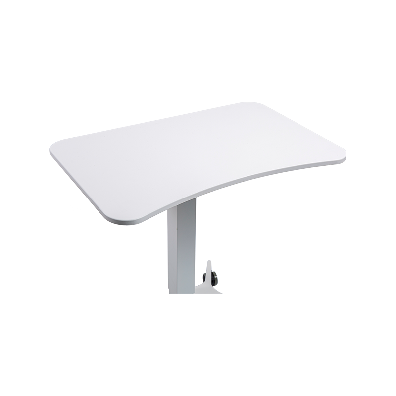 SK07 (Vierkante aluminium buiskolom) Pneumatisch in hoogte verstelbaar bureau
